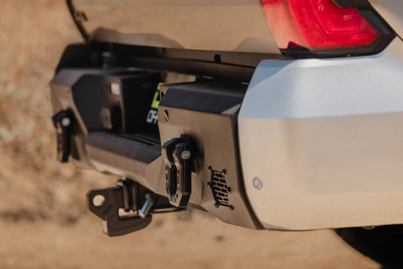 Toyota Tundra Rear Bumper - DV8 Offroad - Spec Series, Mid-Width, Steel - Black - `22-`26